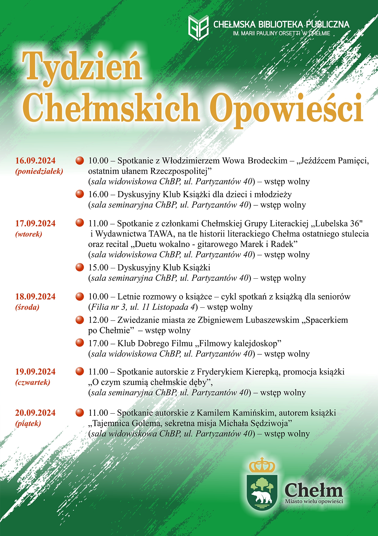 Tydzień Chełmskich Opowieśc