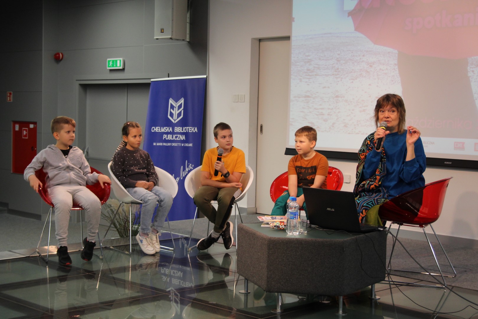 Spotkanie autorskie z Grażyną Lutosławską w chełmskiej bibliotece